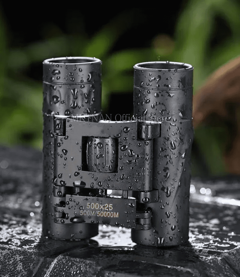 500x25 Powerful Binoculars Long Range Folding Telescope Optics For Hunting Sports Outdoor Camping Travel