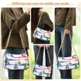 thumbnail image 4 of FORMRS Womens Shoulder Bag with Chain Strap Clutch Purse Cute Tote Handbag, Hand Drawn Sailboats, 4 of 7