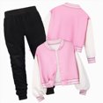 thumbnail image 2 of HCNTES Baby Boy Winter Clothes Toddler Boys Clothes Fall Winter Outfit Sets, Set For Kids Long Sleeve Round Neck Patchwork Elastic Waist 6M 1T 2T 3T 4T 5T 2Pcs Playwear, 2 of 5