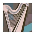 thumbnail image 1 of Harp in Pop Art - Canvas, 1 of 10