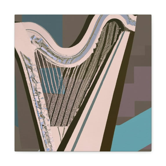 Harp in Pop Art - Canvas