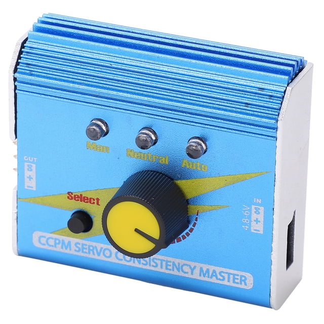 Comprobador de consistencia de servo CCPM para control remoto de helicópteros, coches y barcos.