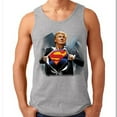 thumbnail image 2 of Make America Great Again Super Donald Trump For President Printed Man Tank Top Soft and Comfy Tank Top, Lightweight Tank Top Color Sport Gray Small, 2 of 3