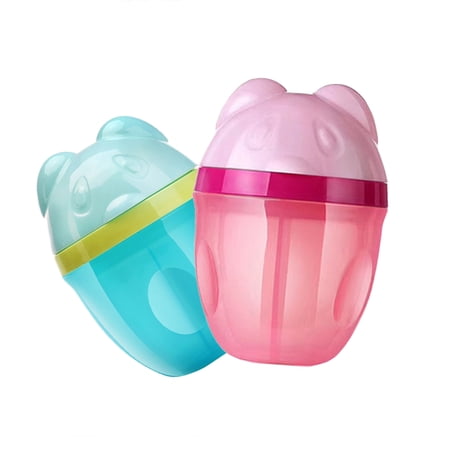 SPRING PARK Portable Spill-Proof Baby Snack Containers Reusable Baby Snack Catchers Baby Food Storage Jars