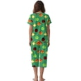 thumbnail image 2 of DISNIMO Ladybug Flower Printed Women's Short Sleeve Pajama Sets Soft Loungewear 2 Piece Pjs Set Summer Sleepwear with Pockets, S, 2 of 7