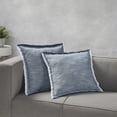 Better Homes & Gardens 20" x 20" Navy Cotton Decorative Pillows (2