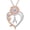 A, variant on Heart Initial Necklace for Women 14K Rose Gold Plated Love Heart Sunflower Pendant Necklace Birthday Graduation Jewelry Gifts for Her Mom Wife Girlfriend