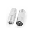 thumbnail image 2 of Adaptador de conector coaxial F tipo hembra a jack PAL macho F/M RF 4 piezas, 2 of 2