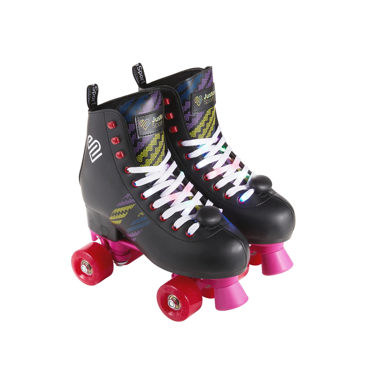 investering commentaar Nuttig Justice Quad Roller Skates for Teen Girls Ages 8+, Size 3-6 - Walmart.com