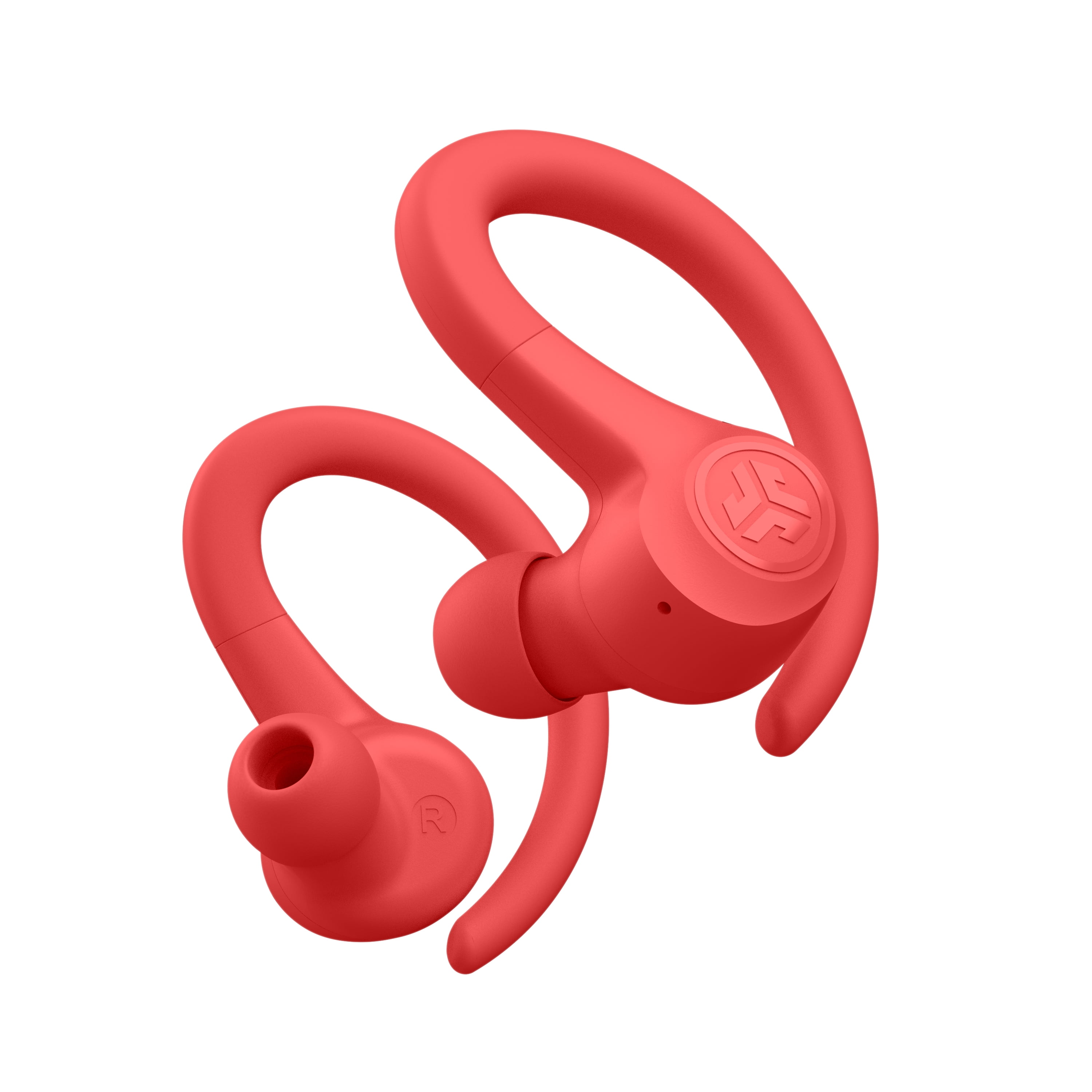 JLab Go Sport+ Wireless Workout Earbuds, 35 Hr Playtime, Secure Earhook, Custom Sound & Controls, Coral
