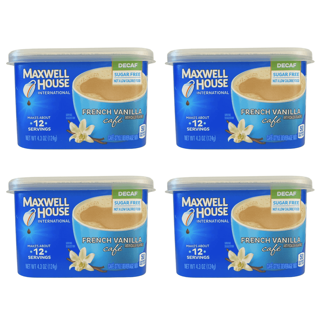 Maxwell House Decaf Instant Coffee, Suisse Mocha, Medium Roast