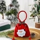 thumbnail image 5 of Bolsa De Tela Para Dulces Navideños Bolsa de regalo navideña de tela multicolor con estampado de copos de nieve (14,96 x 7,48 x 1,18 pulgadas) JASKFLY, 5 of 9
