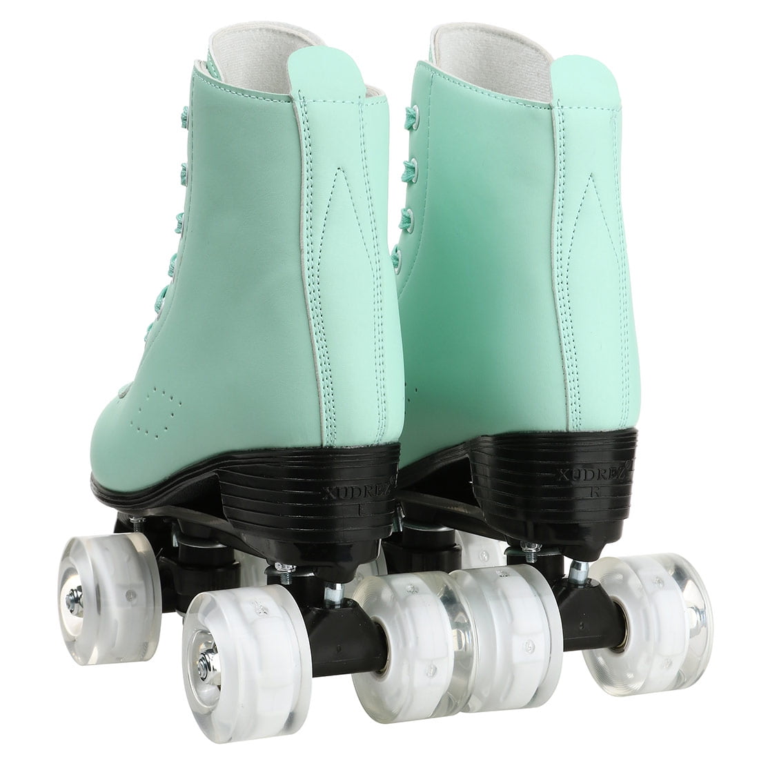 EONROACOO Green Women's Roller Skates for Girls, Lightning Wheels Mens Skates(Women 7/Men 5.5)
