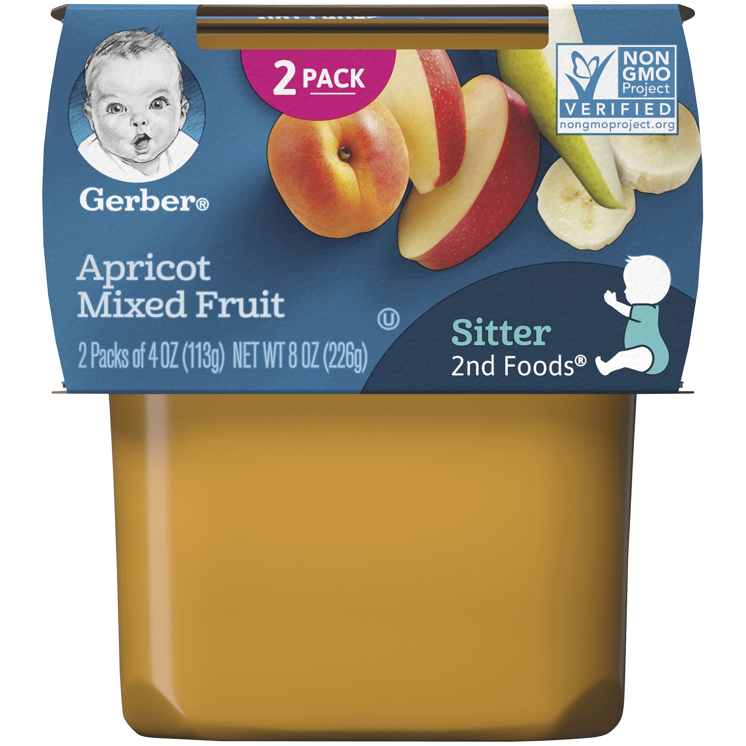 gerber apricot mixed fruit