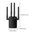 thumbnail image 3 of CASAFUN 2024 WiFi Extender - Wireless Signal Repeater Booster - Support WPA2, WPA and WEP9 Strong WiFi Booster-Band 2.4G - 4 Antennas 360 Degree Full Coverage, 3 of 6