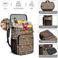 thumbnail image 5 of Insulated Cooler Backpack 20L - High Capacity Leakproof Soft Cooler Bag for Camping, Beach & Picnic, Long-Lasting Insulation Keeps Food & Drinks Cold/Hot 20H, Durable Oxford Bookcase, 5 of 5