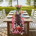 thumbnail image 4 of Table Runners 90 Inches Long Dress Scarves, Black Mountains Farmhouse Coffee/Dining/Kitchen Table Runner for Living Room, Modern Aesthetic Cherry Blossoms Cranes 13x90 Inch, 4 of 9
