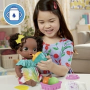 Baby Alive Fruity Sips Doll, Lime, Pretend Juicer Baby Doll Set, Kids 3 and Up, Black Hair