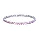 thumbnail image 1 of Pulsera para Mujeres Fuera Pulseras Hielo 4mm Hombres Zirconia Tenis Cadena Pulseras, 1 of 2