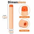 thumbnail image 3 of 100-Dart Bullets Refill Pack for N-Strike Elite 2.0 Series – Compatible with All Elite Blasters Orange, 3 of 7