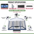 thumbnail image 5 of Backyard Expressions 11' x 9' Screen House, Screen Shelter for Backyard, Camping, Picnics and Tailgating, 5 of 8