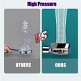 thumbnail image 3 of Hydro Jet Vortex Shower Head Filter Handheld 360° Power Propeller, 3 of 5