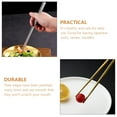 thumbnail image 4 of Monyance Korean Cutlery Stainless Steel Spoon Chopsticks Set for Home Kitchen(7.87X1.34X0.12Inches), 4 of 10