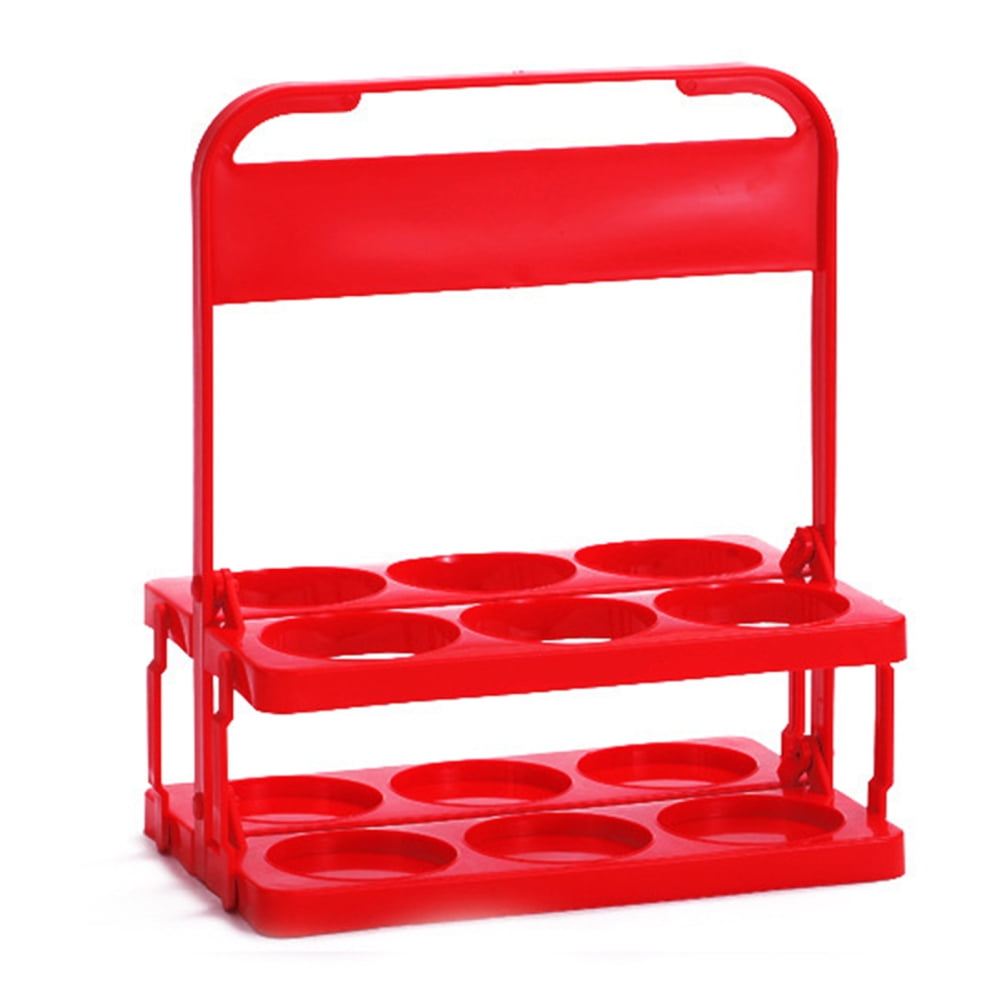 6 Cells Beer Carrier Plastic Folding Design Cans Holding Container for