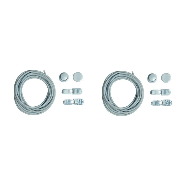 tredstone 2pairs Solid Shoelaces With Durable Spring Buckle For Shoes Durable And Stylish Spring Buckle Can baby blue