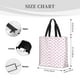 thumbnail image 3 of Easygdp Pink Paw Bolsa Tote para Mujer, Bolso de Hombro para Trabajo, Playa, Viajes, Compras y Supermercado, 3 of 7