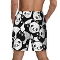 thumbnail image 4 of Fotbe Seamless Pattern Cute Panda Men’s Swim Trunks Quick Dry Swim Shorts Board Shorts with Mesh Lining-XX-Large, 4 of 9