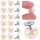 thumbnail image 2 of 50 Uds. Botones de perlas delicados botones de perlas DIY sin botones para coser ropa botones de perlas, 2 of 6