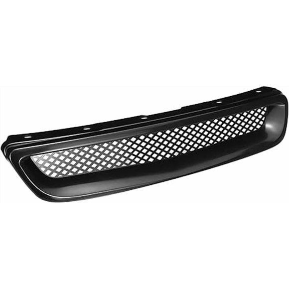 ABS Black Front Bumper Hood Grill Grille Cover Trim for Honda for Civic EK CX DX EX HX LX Type R 1996 1997 1998