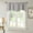 Light Grey, variant on Firefly Hope Light Pink Solid Blackout Scalloped Curtain Valance, 52"x18" Short Curtain Panels with Rod Pocket, Ideal for Kitchen Windows, Bedroom Windowsills & Breakfast Nooks