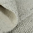thumbnail image 6 of Feizy Berkeley Transitional Solid, Ivory/Gray, 2' x 3' Accent Rug Eco Friendly Water Resistant Stain Resistant Casual Geometric Design Carpet for Living Dining Bed Room, 6 of 7