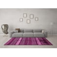 thumbnail image 3 of Ahgly Company Indoor Square Abstract Pink Modern Area Rugs, 5' Square, 3 of 4
