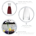 thumbnail image 4 of Bormioli Rocco Set Of 2 Ypsilon Carafe, 18.5 Oz. Star Glass Pitcher For Water, Juice, Ice Tea Or Wine, Made in Italy., 4 of 8