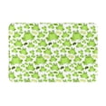 thumbnail image 1 of Balery Cute Frogs Felpudo de franela, resistente a las manchas y a la decoloración, para uso interior y exterior, fácil de limpiar, 40 x 60 cm, 1 of 7