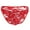 Red, variant on Ohufall Mens Underwear Men's Thong Bright Printed Low Waist Elastic Sexy Low Waist Men's T Top Briefs Clearance
