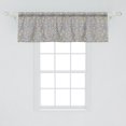 thumbnail image 2 of Ambesonne Animal Print Window Valance, Abstract Spotty, 54" X 18", Dark Orange Orange, 2 of 3