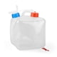 thumbnail image 5 of Jarra Almacenamiento Transparente Grifo para Exteriores Cubo Plegable (5L), 5 of 9