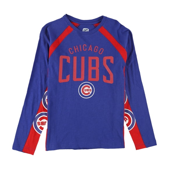 Playera gráfica Hands High Boys Chicago Cubs, azul, L