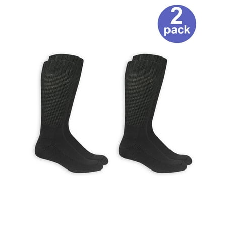 Dr. Scholl's - Men's Diabetic and Circulatory Wide Leg Socks 2 Pack