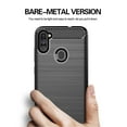 thumbnail image 4 of Galaxy A11 case,Samsung A11 case,with HD Screen Protector,MAIKEZI Soft TPU Slim Fashion Non-Slip Protective Phone Case Cover for Samsung Galaxy A11(Black Brushed TPU), 4 of 8