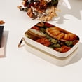 thumbnail image 7 of Thanksgiving Pumpkin Pie Velvet Portable Storage Box with Removable Compartment - a Stylish Decorative Box, Bracelet Holder, and Jewelry Stand - Gift, 7 of 7
