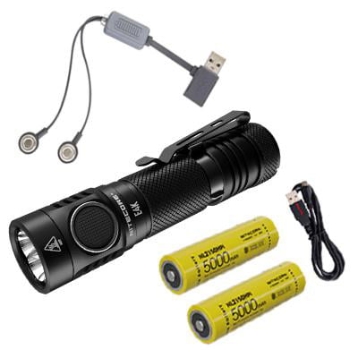 NITECORE E4K 4400 Lumen EDC Flashlight with 5000mAh USB-C Rechargeable  Battery