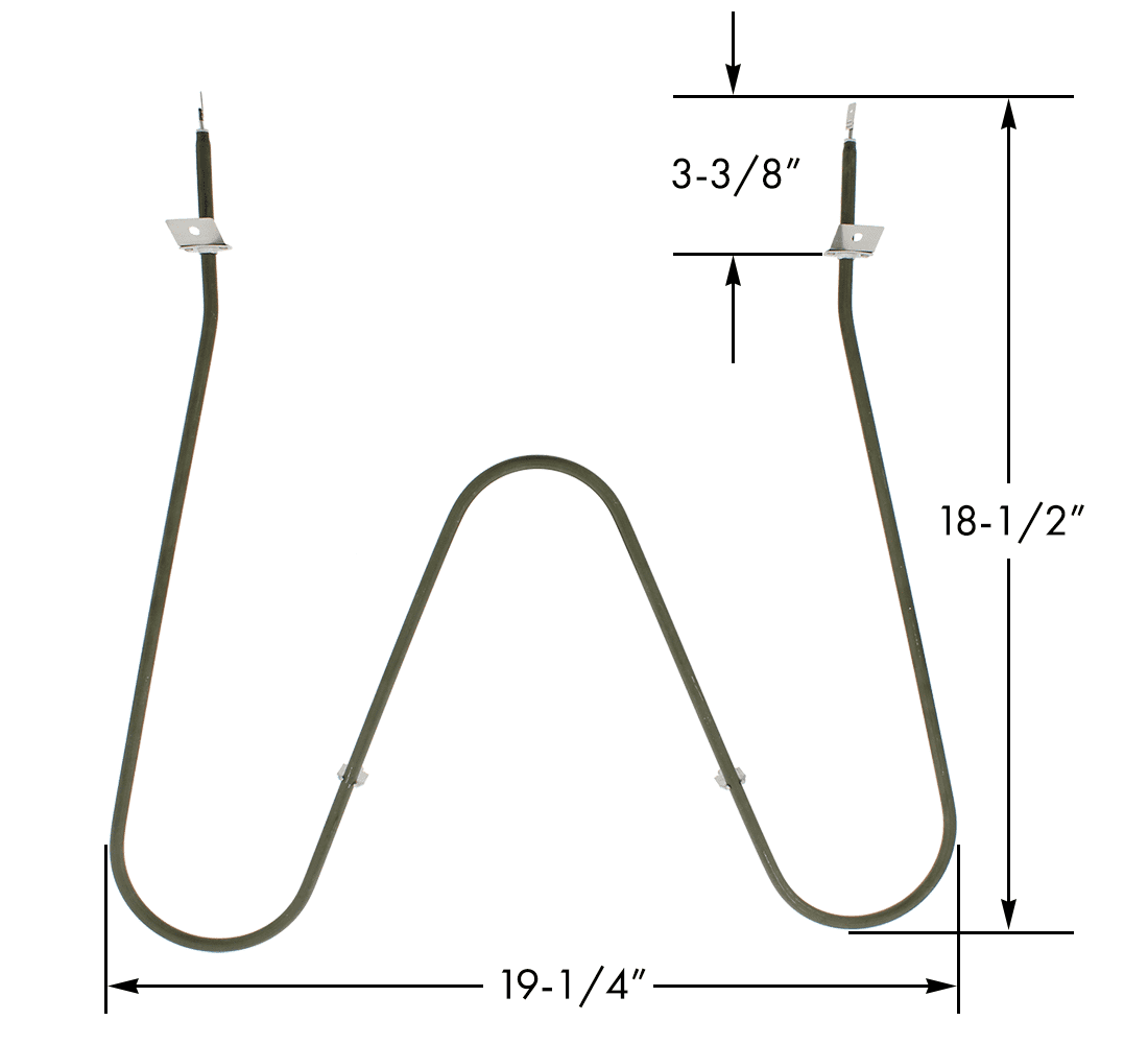 Bake Element for Frigidaire, Electrolux, AP4356505, PS2332301, 316075103