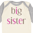 thumbnail image 4 of Inktastic Big Sister Girls Long Sleeve Baby Bodysuit, 4 of 5