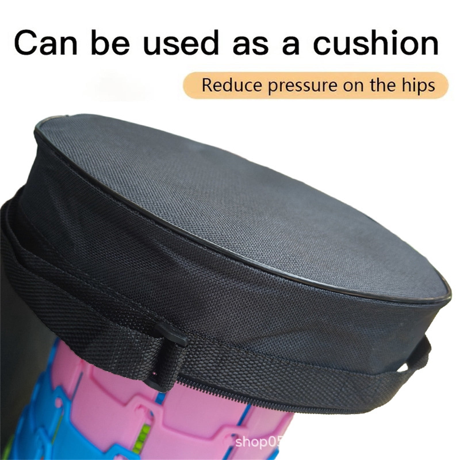 Sac De Transport Pour Tabouret Pliant – Housse Ronde 25x6 Cm, En Oxford, Avec Bretelle Réglable