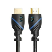 50ft (15M) High Speed HDMI Cable Male to Male with Ethernet Black (50 Feet/15 Meters) Supports 4K 30Hz, 3D, 1080p and Audio Return CNE59007